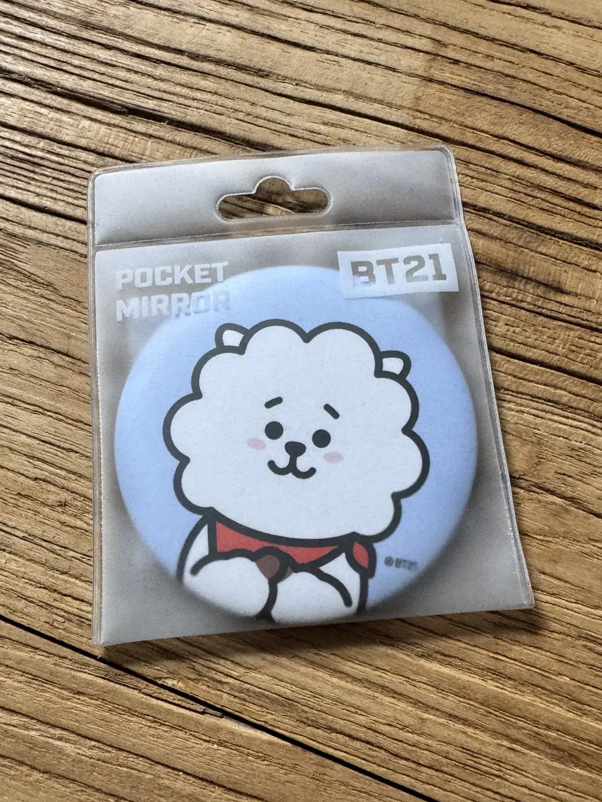 방탄소년단 BT21 알제이 RJ 포켓거울 손거울